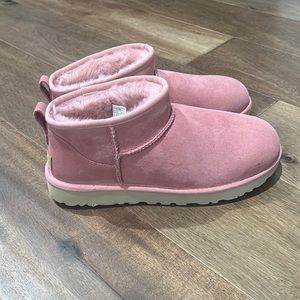 Ugg Pink Classic Ultra Mini- Brand New!